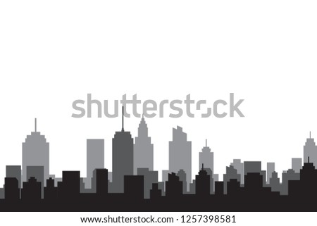 Modern City Skyline Vector