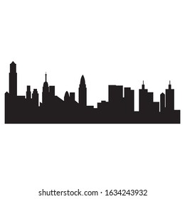 Madison Wisconsin Skyline Detailed City Silhouette Stock Vector ...