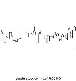 Modern City Skyline vector background