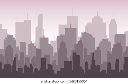 modern city skyline. vector eps10