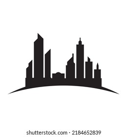 Modern City skyline vector icon background