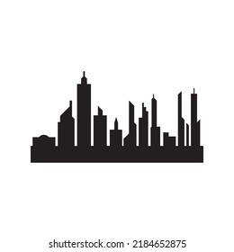 Modern City skyline vector icon background