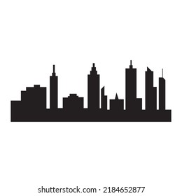 Modern City skyline vector icon background