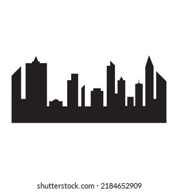 Modern City skyline vector icon background