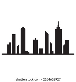 Modern City skyline vector icon background