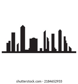 Modern City skyline vector icon background