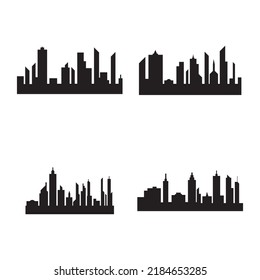Modern City skyline vector icon background