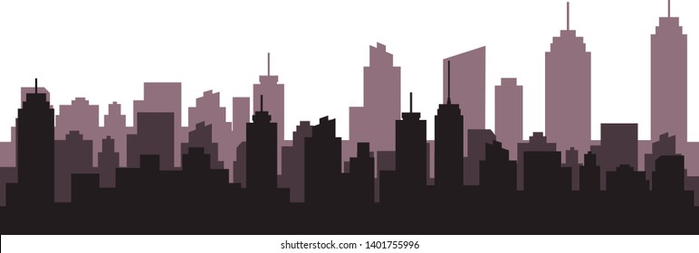 Modern City Skyline Vector illustration