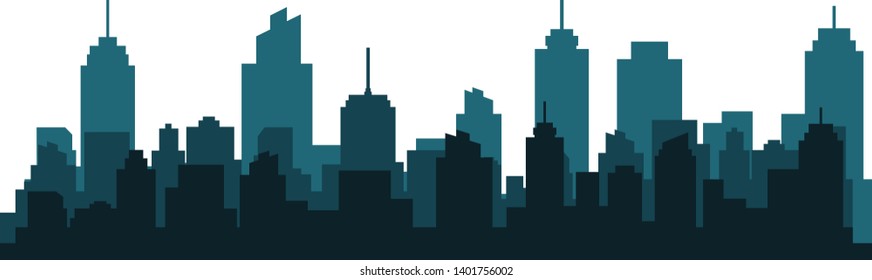 Modern City Skyline Vector illustration