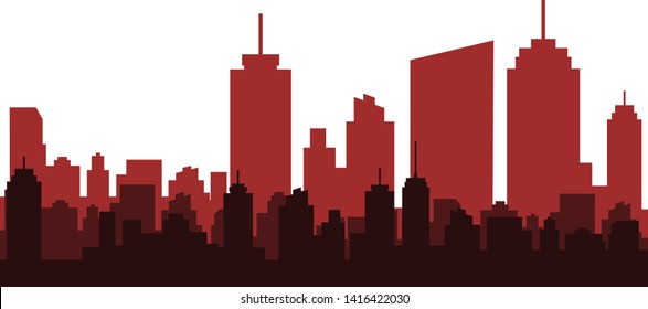 Modern City Skyline Vector illustration