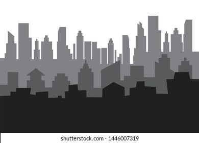 Modern City Skyline Vector illustration