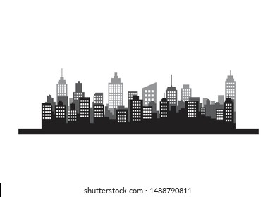 Modern City Skyline Vector illustration
