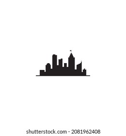 Modern City skyline vector illustration in flat design