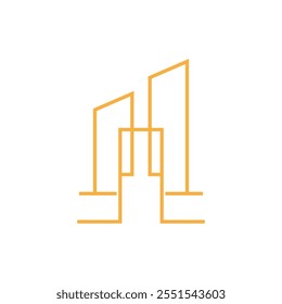 Modern City skyline vector illustration in flat design
