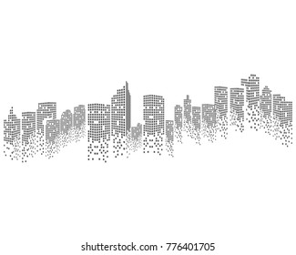 Modern City skyline vector illustration