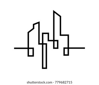 Modern City skyline vector illustration