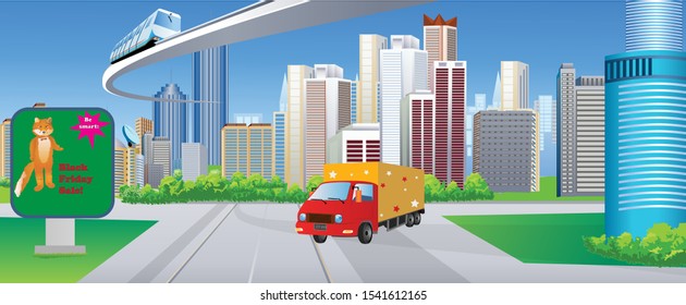Tall City Delivery >> Delivery Truck City Images Stock Photos Vectors Tall City Delivery >> Delivery Truck City Images Stock Photos Vectors