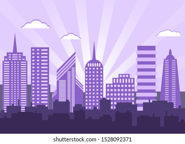 Modern city vector EPS 10