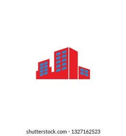 Modern city vector logo