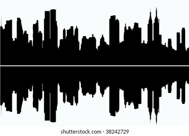 modern cityscape
