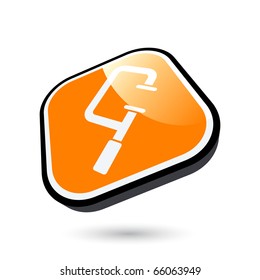 modern clamp sign in 3D