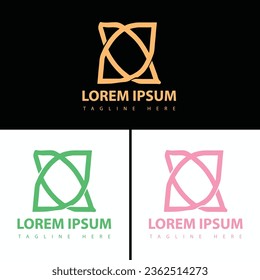 Modern classic business Minimalist logo design vector illustration.