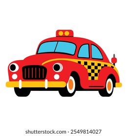 Ilustración vectorial de coches modernos y clásicos . Diseño elegante del vehículo
