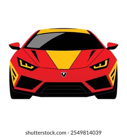 Modern and Classic Car Vector Illustration . Sleek Vehicle Design