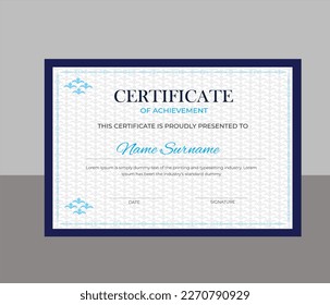 Modern Classic Certificate Template  Design  