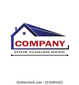 modern classic house vector, great for band template labels