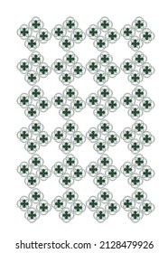 Modern classic pattern design vector