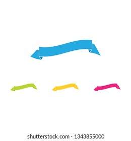 Modern Classic Ribbon Tittle Banner Template for e-commerce promotions technology business health with modern high end look