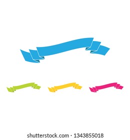 Modern Classic Ribbon Tittle Banner Template for e-commerce promotions technology business health with modern high end look