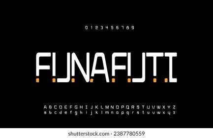 Modern and classic sans serif font with a unique style and fancy look. This typeface is perfect for an elegant and luxury logo, book or movie title design, fashion brand, magazine, clothes.