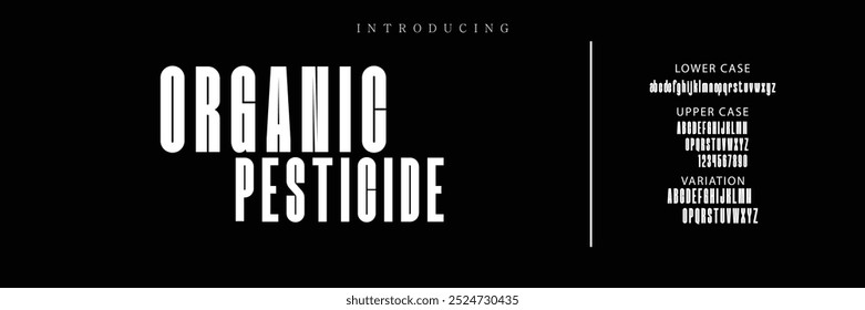 modern and classic sans serif font with a unique style and fancy look. This typeface is perfect for an elegant luxury logo, book or movie title design, fashion brand, magazine, clothes.