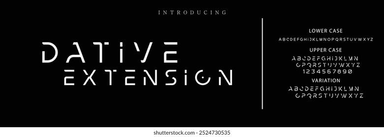 modern and classic sans serif font with a unique style and fancy look. This typeface is perfect for an elegant luxury logo, book or movie title design, fashion brand, magazine, clothes.