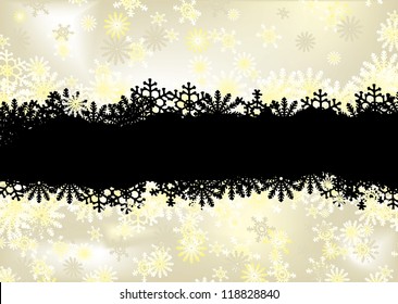 Modern classical christmas background with space for your text