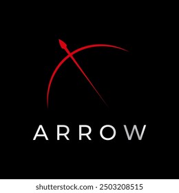 modern and clean archery logo