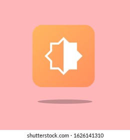 modern and clean brightness icon