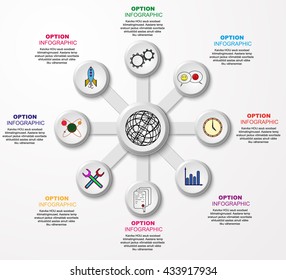 Modern clean business banner.
Vector. can be used for layout, diagram, number options, step up options, web design