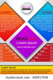 Modern clean business banner.
Vector. can be used for layout, diagram, number options, step up options, web design