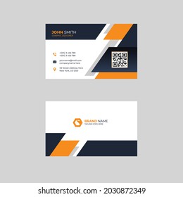 Modern and clean business card design template