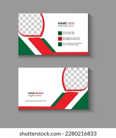 Modern and clean business  card design template