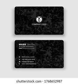 Modern  and Clean Business Card Template. vector.