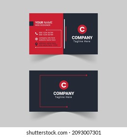 Modern and clean business card template