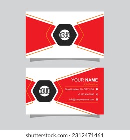 Modern and clean business card template