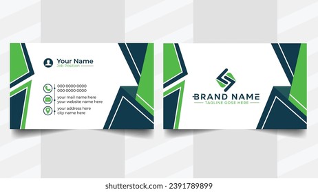 Modern and clean business card template