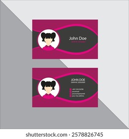 Modern and clean business card template design