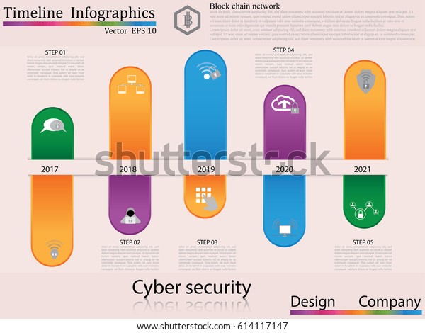 Modern Clean Business Circle Origami Style Stock Vector Royalty