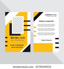 Modern and Clean Business id Card Template